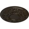Ekena Millwork Jackson Ceiling Medallion (Fits Canopies up to 13 1/2"), 32 3/4"OD x 2 1/2"P, Stone Hearth CM32JASHF - alternate 3